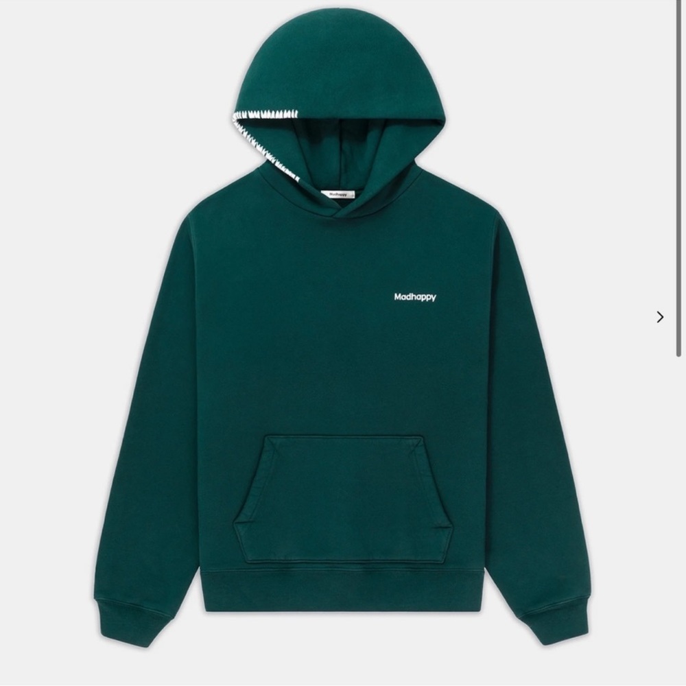 Mad happy green hoodie women’s size small